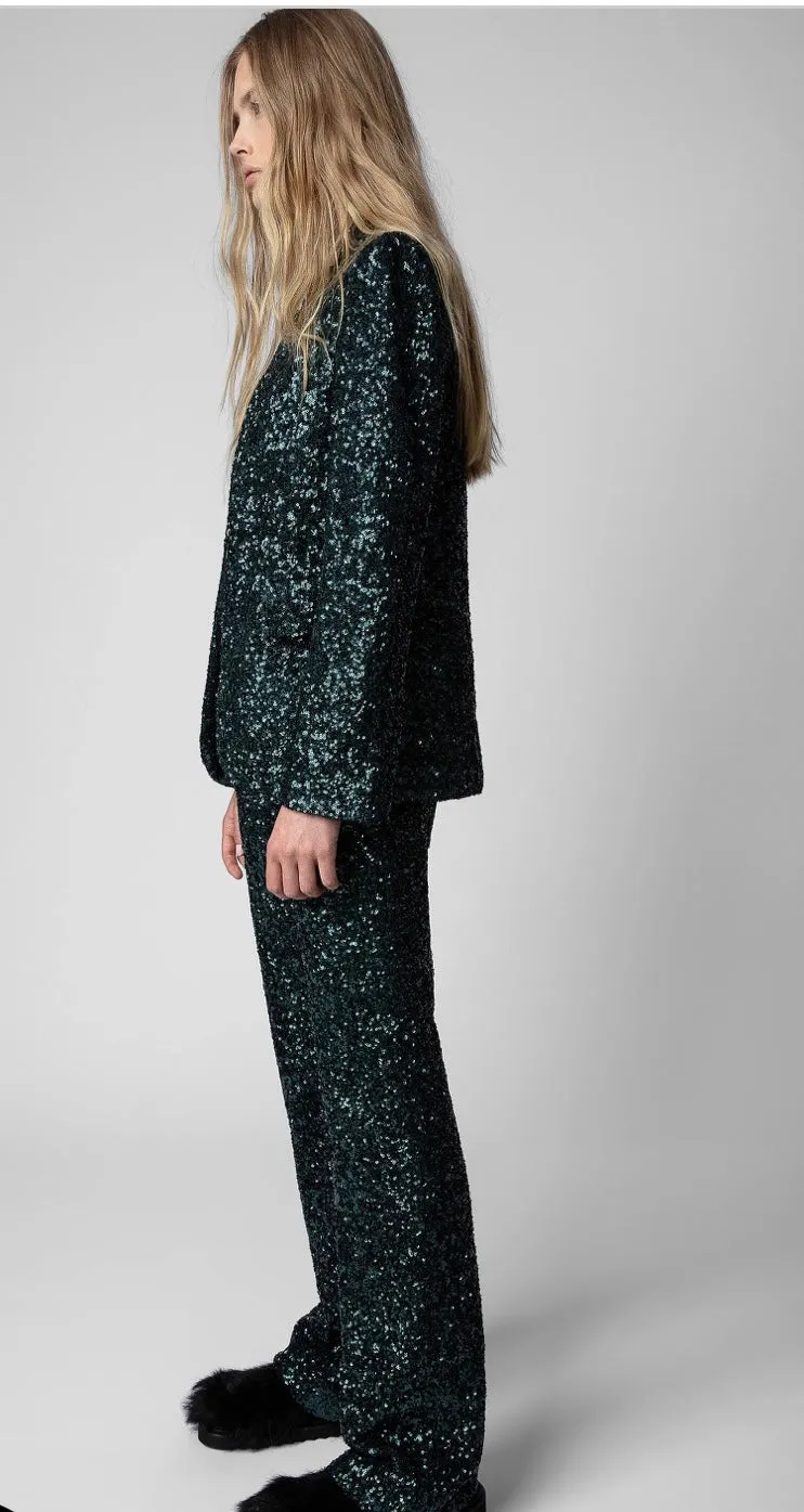 Zadig & Voltaire Pistol Trousers- peacock