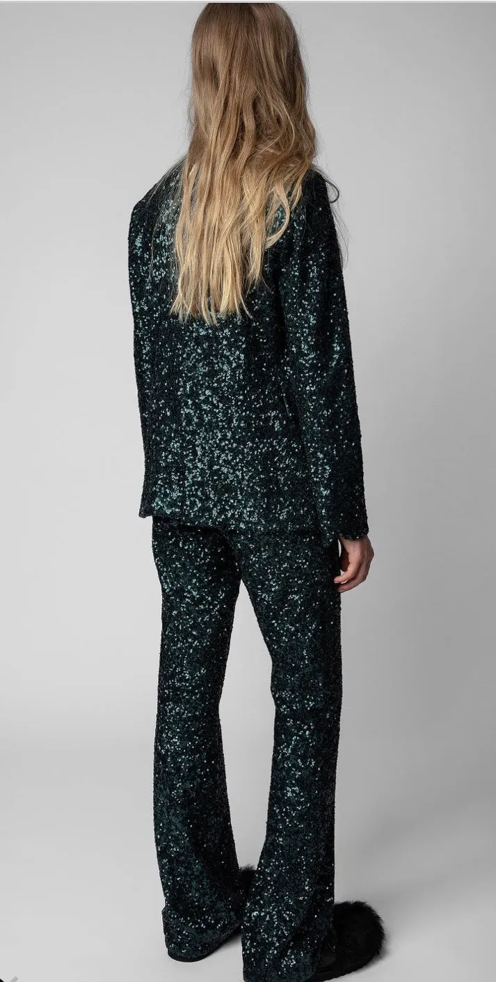 Zadig & Voltaire Pistol Trousers- peacock