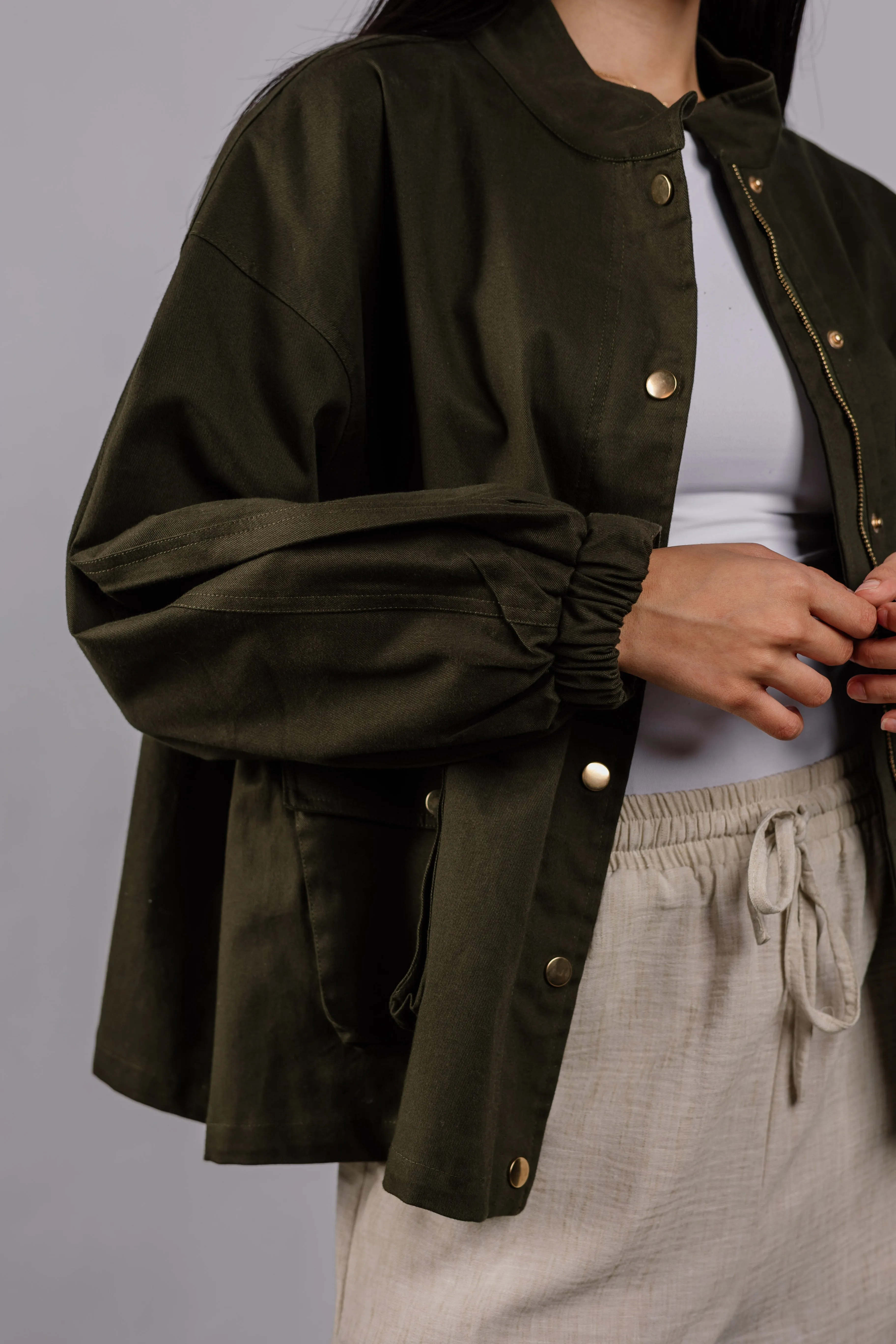 Zip up utility Jacket