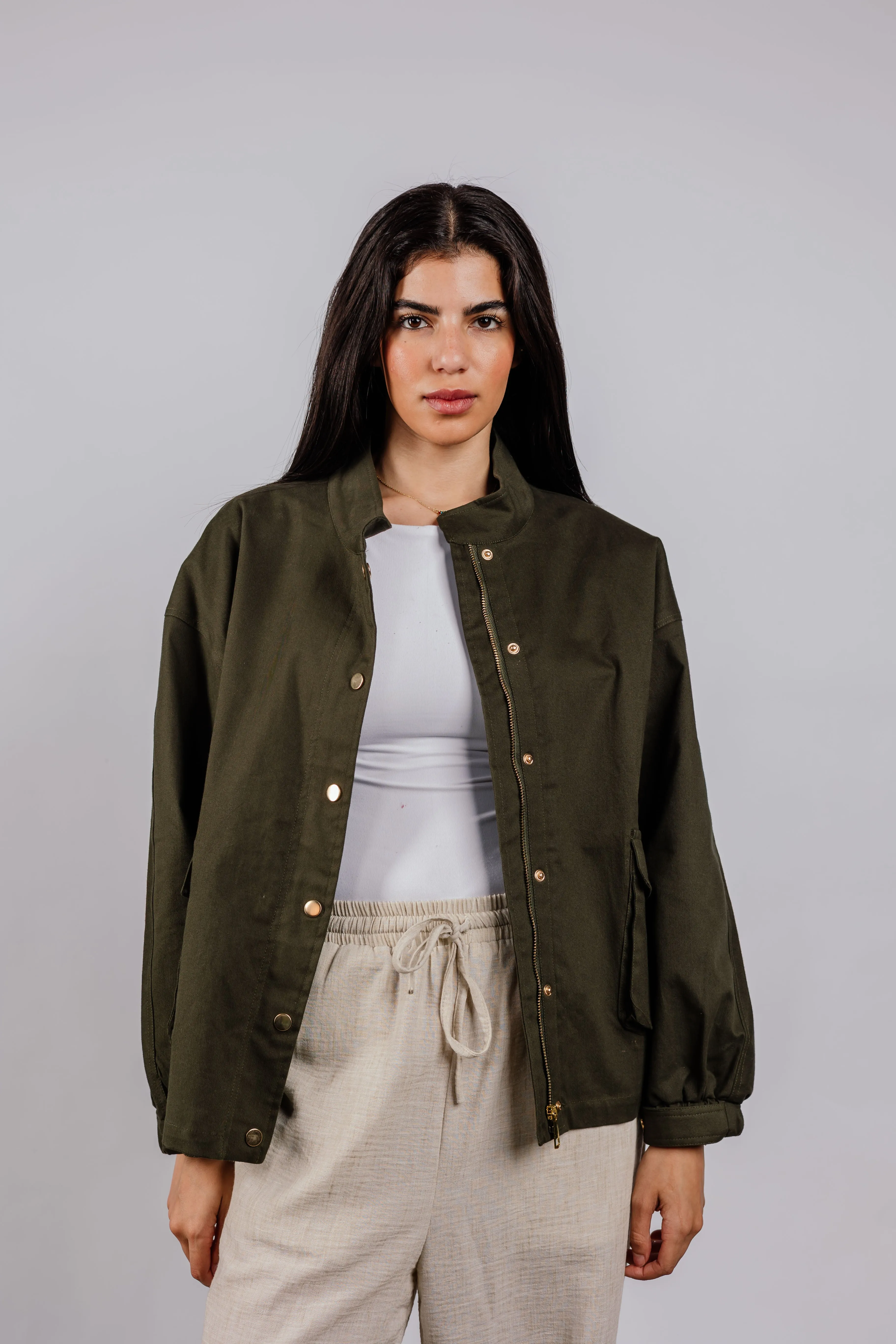 Zip up utility Jacket
