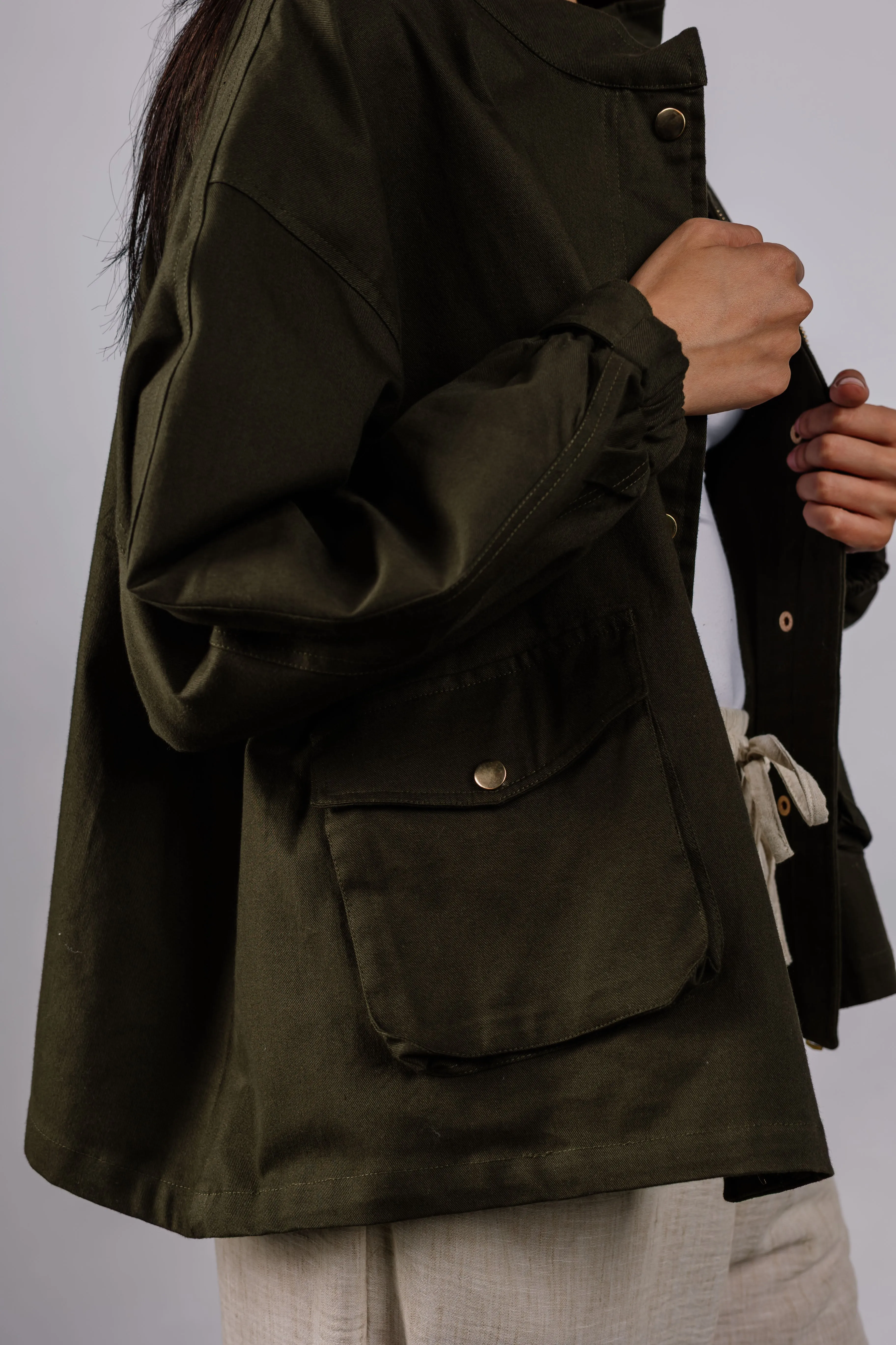 Zip up utility Jacket