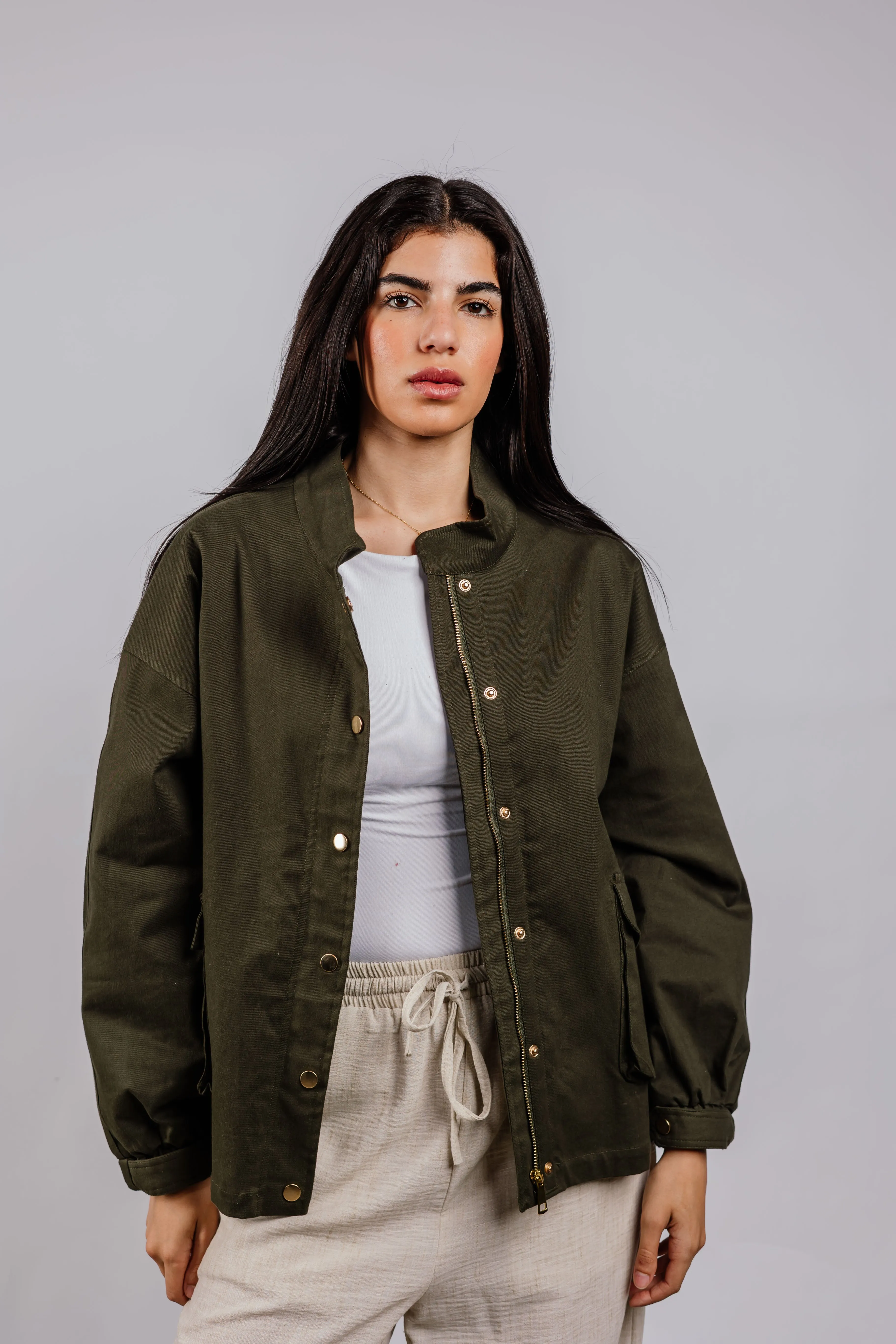 Zip up utility Jacket